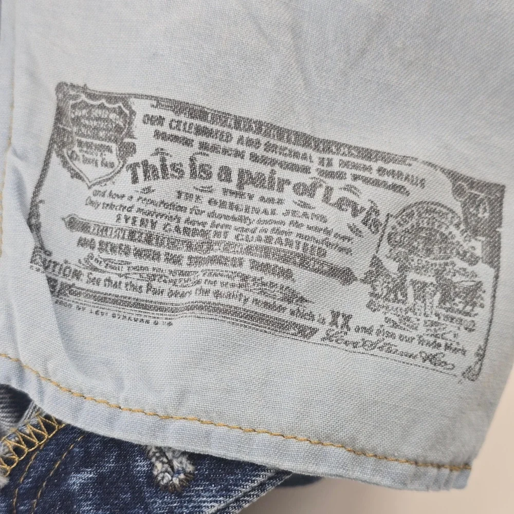 Levi's 501 Original Fit Jeans Men 36x34 Blue Straight Leg Button Fly 005010193